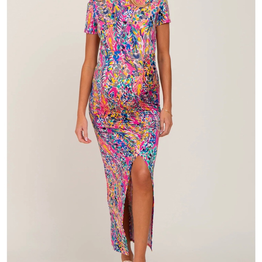 PinkBlush Maternity Floral Dress
